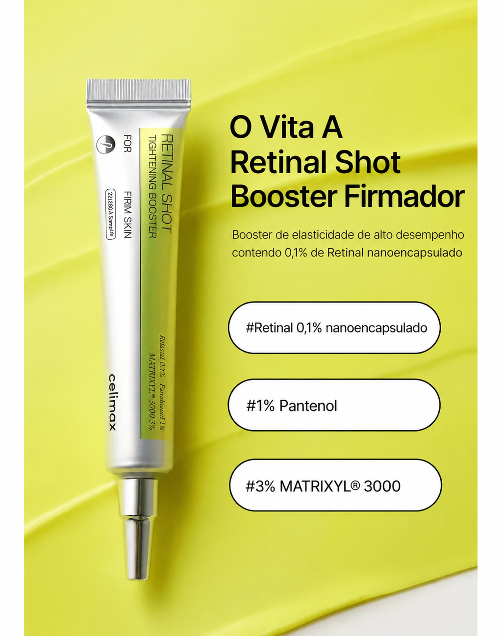 Celimax Retinal Shot Tightening Booster 15 ml Tipo De Pele Macup Cosmetics